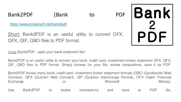 convert pdf to qif file